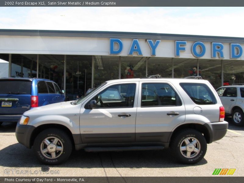 Satin Silver Metallic / Medium Graphite 2002 Ford Escape XLS