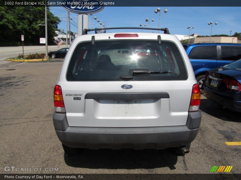 Satin Silver Metallic / Medium Graphite 2002 Ford Escape XLS
