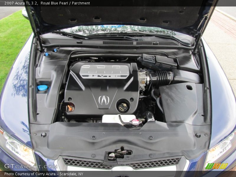Royal Blue Pearl / Parchment 2007 Acura TL 3.2