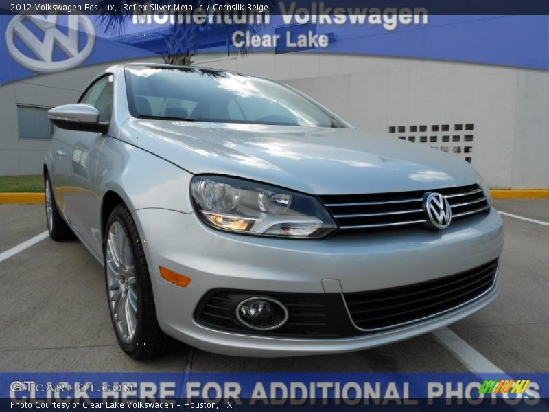 Reflex Silver Metallic / Cornsilk Beige 2012 Volkswagen Eos Lux