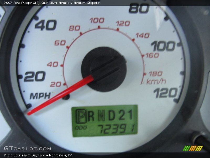 Satin Silver Metallic / Medium Graphite 2002 Ford Escape XLS