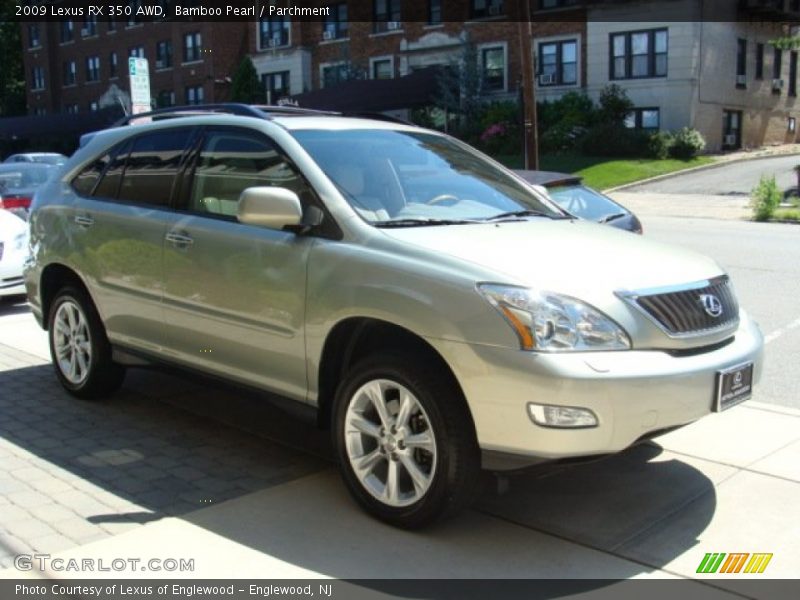 Bamboo Pearl / Parchment 2009 Lexus RX 350 AWD
