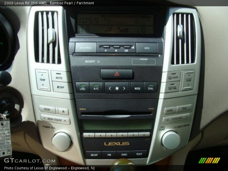 Bamboo Pearl / Parchment 2009 Lexus RX 350 AWD