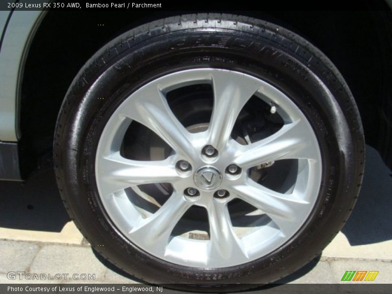 Bamboo Pearl / Parchment 2009 Lexus RX 350 AWD