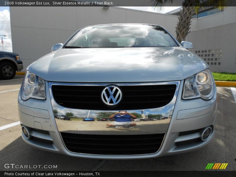 Silver Essence Metallic / Titan Black 2008 Volkswagen Eos Lux