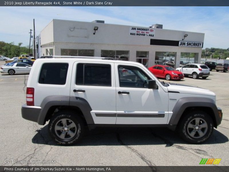 Stone White / Dark Slate Gray 2010 Jeep Liberty Renegade 4x4