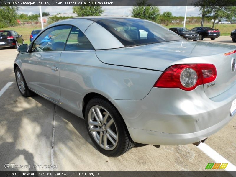 Silver Essence Metallic / Titan Black 2008 Volkswagen Eos Lux