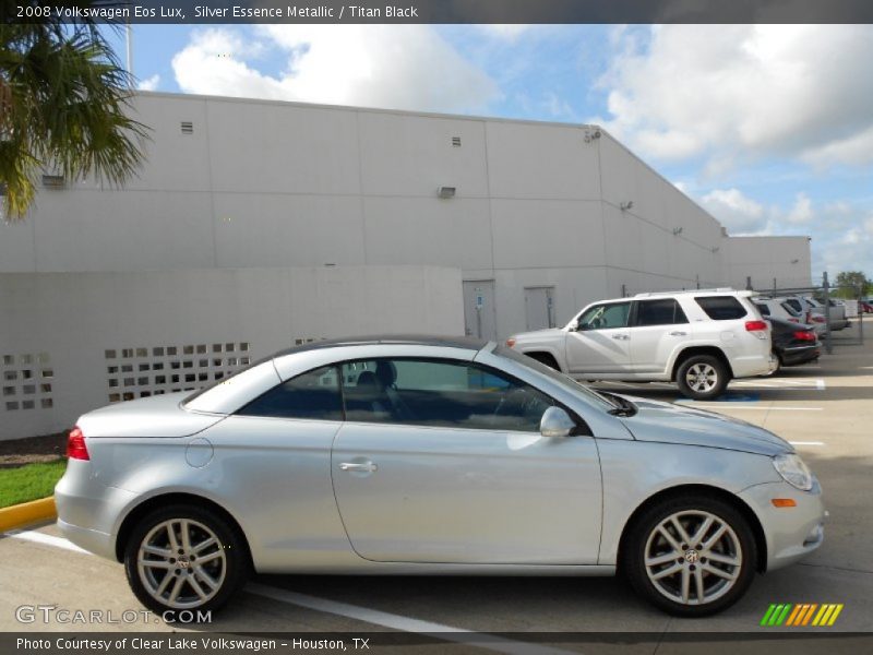 Silver Essence Metallic / Titan Black 2008 Volkswagen Eos Lux