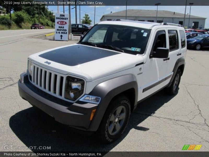 Stone White / Dark Slate Gray 2010 Jeep Liberty Renegade 4x4
