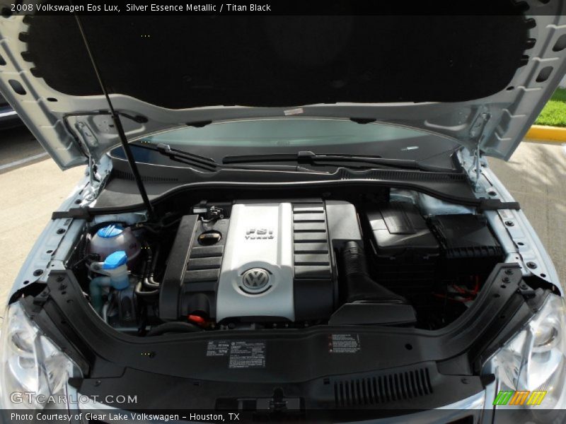 Silver Essence Metallic / Titan Black 2008 Volkswagen Eos Lux