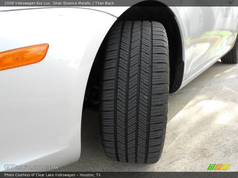 Silver Essence Metallic / Titan Black 2008 Volkswagen Eos Lux