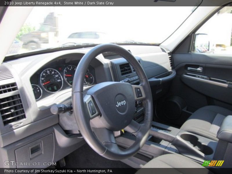 Stone White / Dark Slate Gray 2010 Jeep Liberty Renegade 4x4