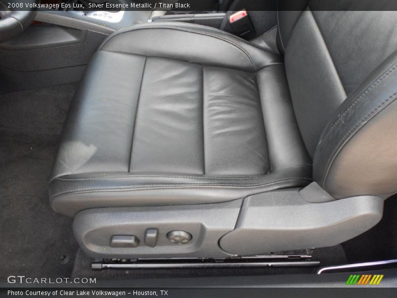 Silver Essence Metallic / Titan Black 2008 Volkswagen Eos Lux