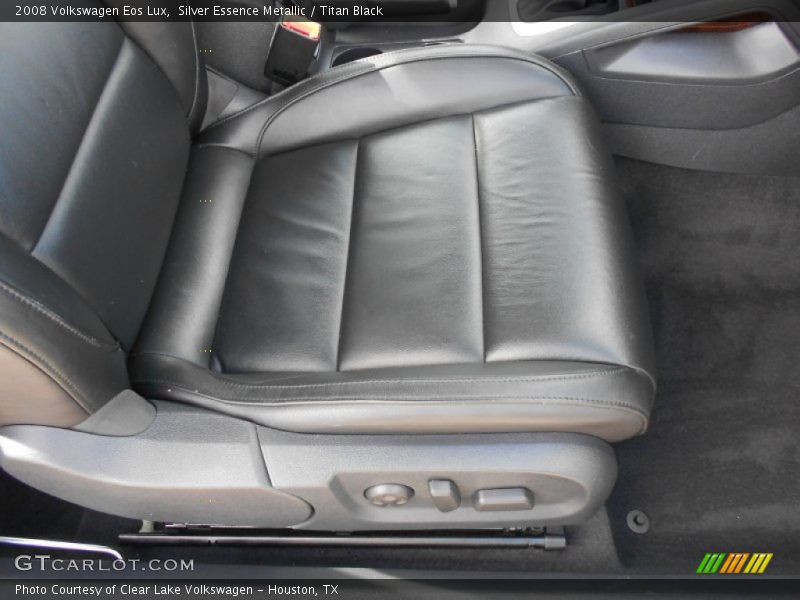 Silver Essence Metallic / Titan Black 2008 Volkswagen Eos Lux