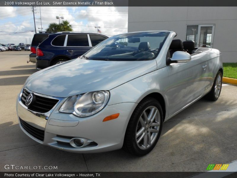 Silver Essence Metallic / Titan Black 2008 Volkswagen Eos Lux