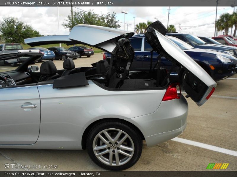Silver Essence Metallic / Titan Black 2008 Volkswagen Eos Lux