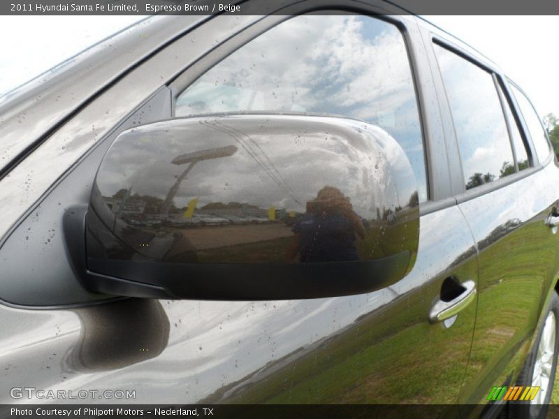 Espresso Brown / Beige 2011 Hyundai Santa Fe Limited