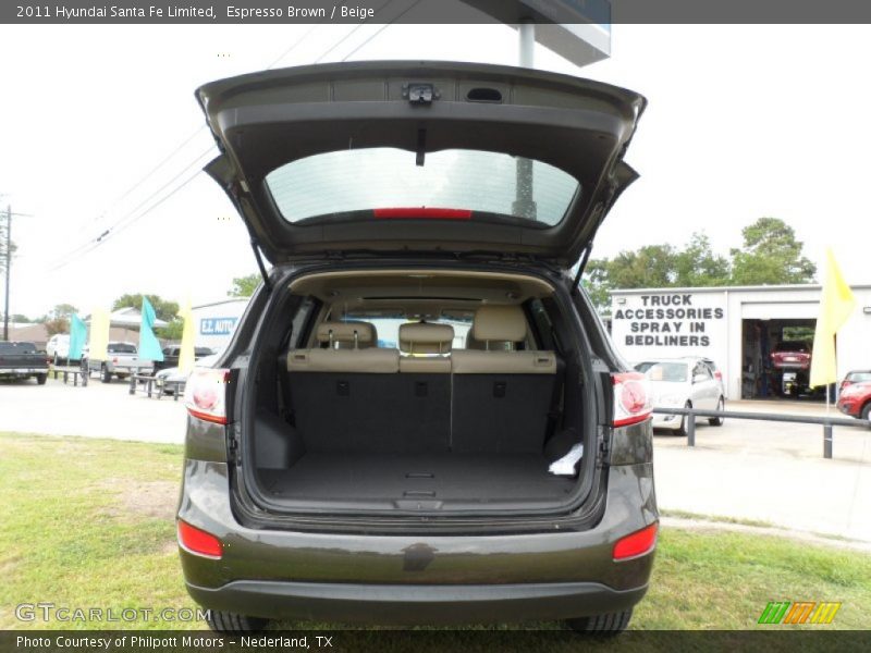 Espresso Brown / Beige 2011 Hyundai Santa Fe Limited