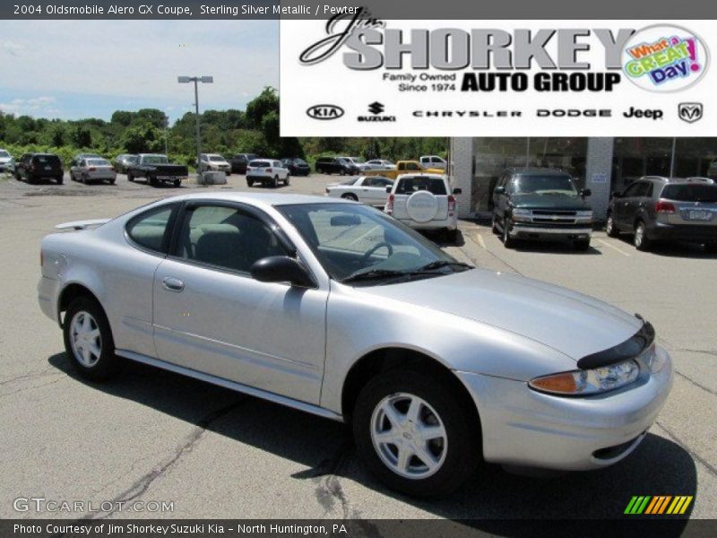 Sterling Silver Metallic / Pewter 2004 Oldsmobile Alero GX Coupe