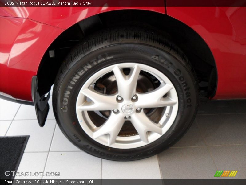 Venom Red / Gray 2009 Nissan Rogue SL AWD