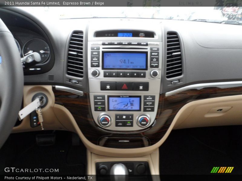 Espresso Brown / Beige 2011 Hyundai Santa Fe Limited