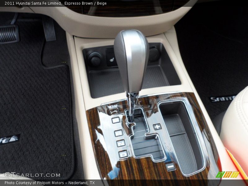 Espresso Brown / Beige 2011 Hyundai Santa Fe Limited