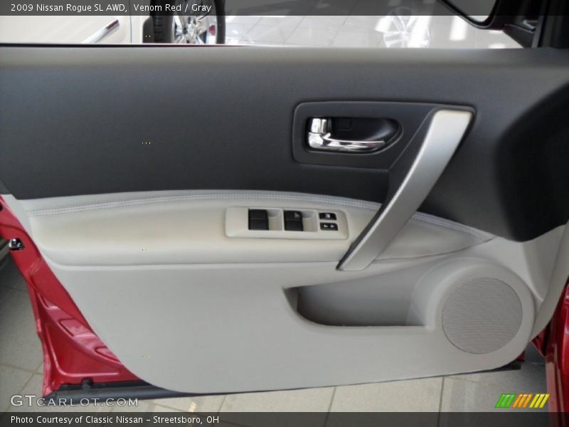 Venom Red / Gray 2009 Nissan Rogue SL AWD