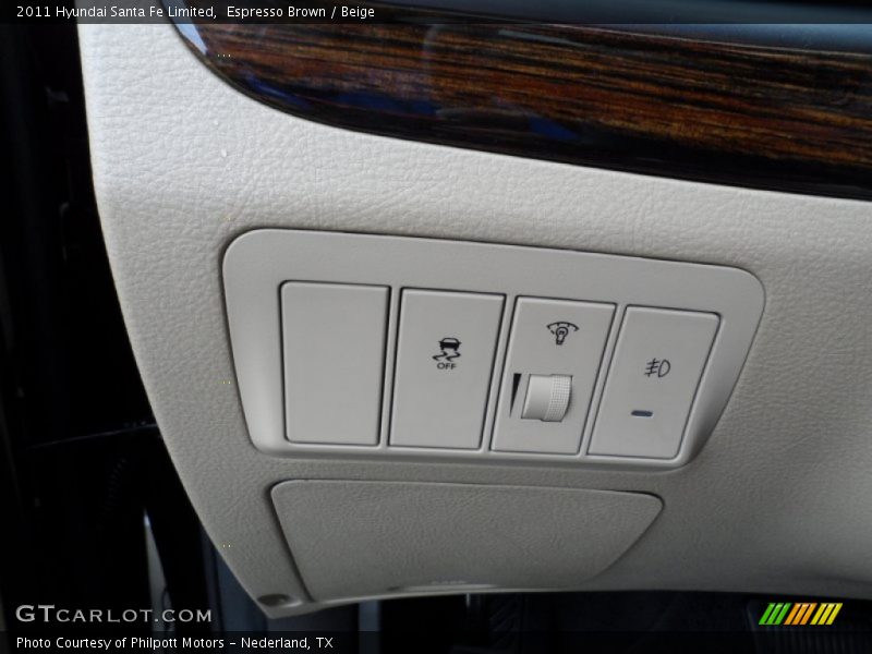 Espresso Brown / Beige 2011 Hyundai Santa Fe Limited