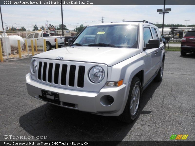 Bright Silver Metallic / Dark Slate Gray 2008 Jeep Patriot Sport