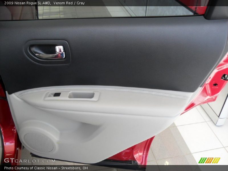 Venom Red / Gray 2009 Nissan Rogue SL AWD