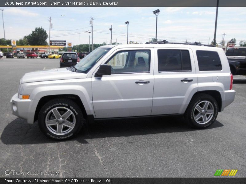 Bright Silver Metallic / Dark Slate Gray 2008 Jeep Patriot Sport