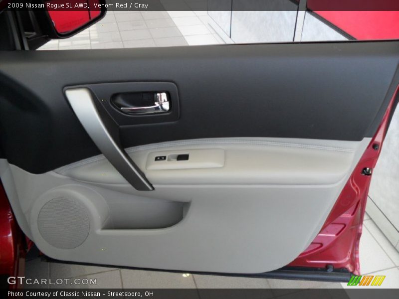 Venom Red / Gray 2009 Nissan Rogue SL AWD
