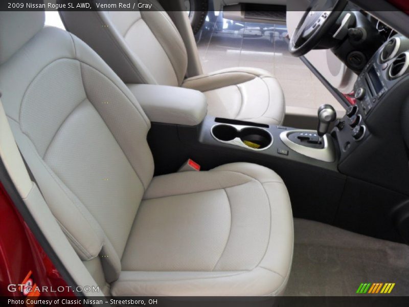 Venom Red / Gray 2009 Nissan Rogue SL AWD