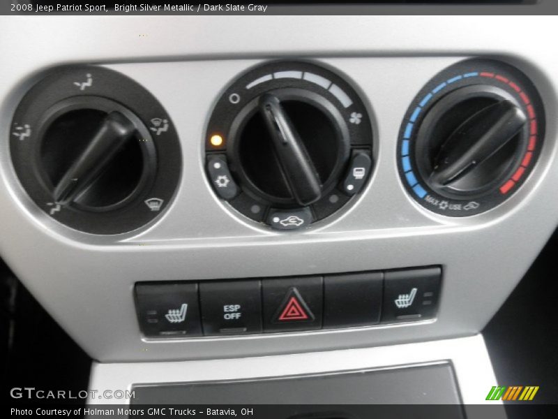 Bright Silver Metallic / Dark Slate Gray 2008 Jeep Patriot Sport