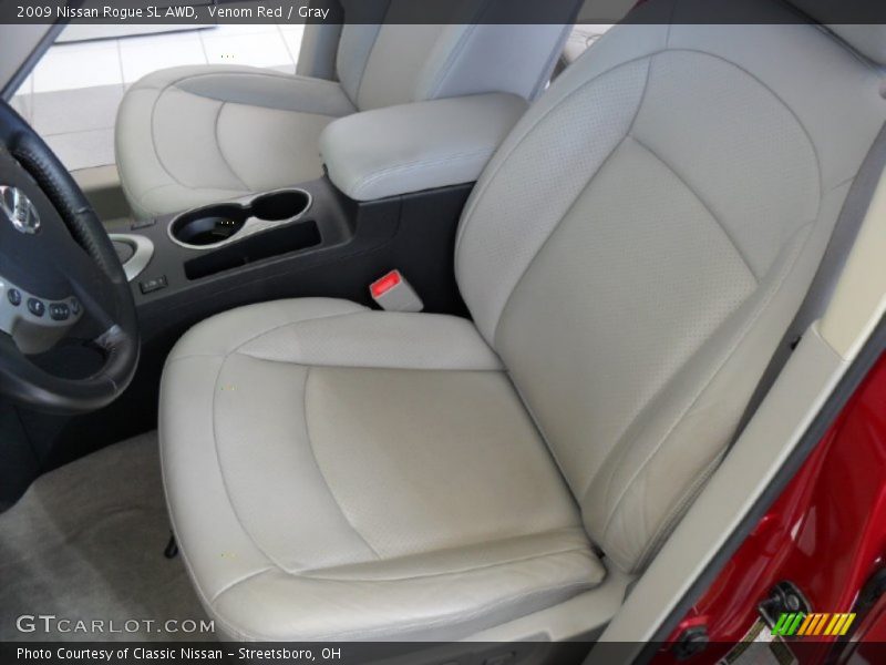 Venom Red / Gray 2009 Nissan Rogue SL AWD