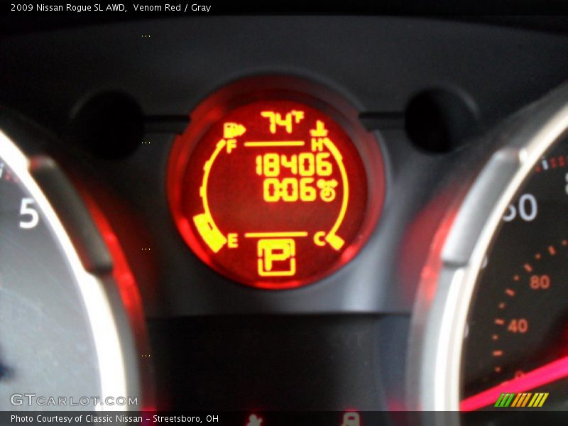 Venom Red / Gray 2009 Nissan Rogue SL AWD