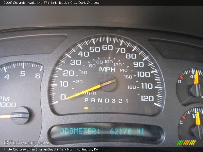 Black / Gray/Dark Charcoal 2006 Chevrolet Avalanche Z71 4x4