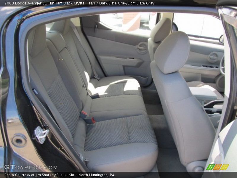 Brilliant Black Crystal Pearl / Dark Slate Gray/Light Slate Gray 2008 Dodge Avenger SE