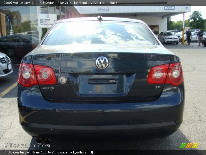 Blue Graphite Metallic / Anthracite Black 2006 Volkswagen Jetta 2.5 Sedan