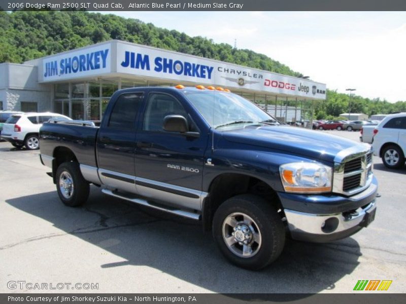 Atlantic Blue Pearl / Medium Slate Gray 2006 Dodge Ram 2500 SLT Quad Cab