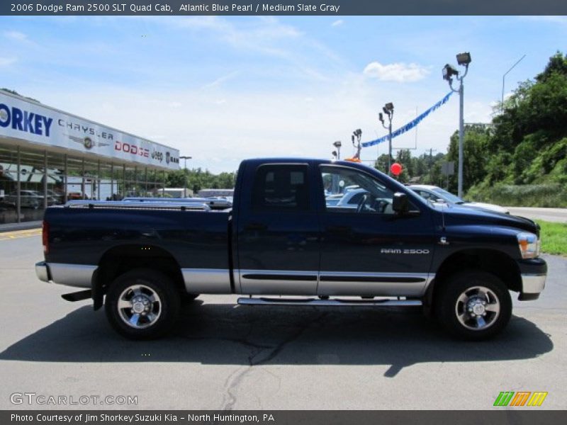 Atlantic Blue Pearl / Medium Slate Gray 2006 Dodge Ram 2500 SLT Quad Cab