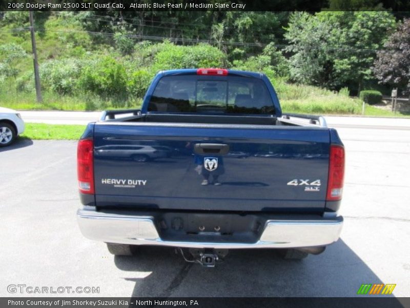 Atlantic Blue Pearl / Medium Slate Gray 2006 Dodge Ram 2500 SLT Quad Cab