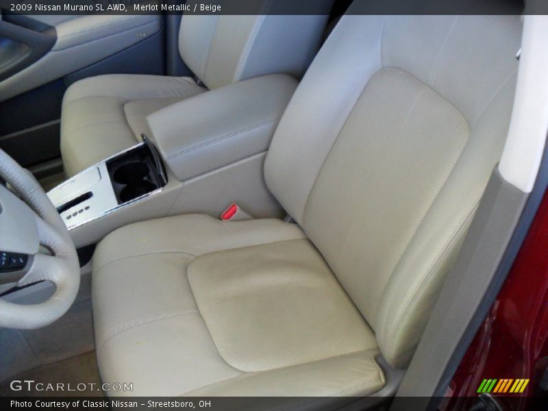 Merlot Metallic / Beige 2009 Nissan Murano SL AWD