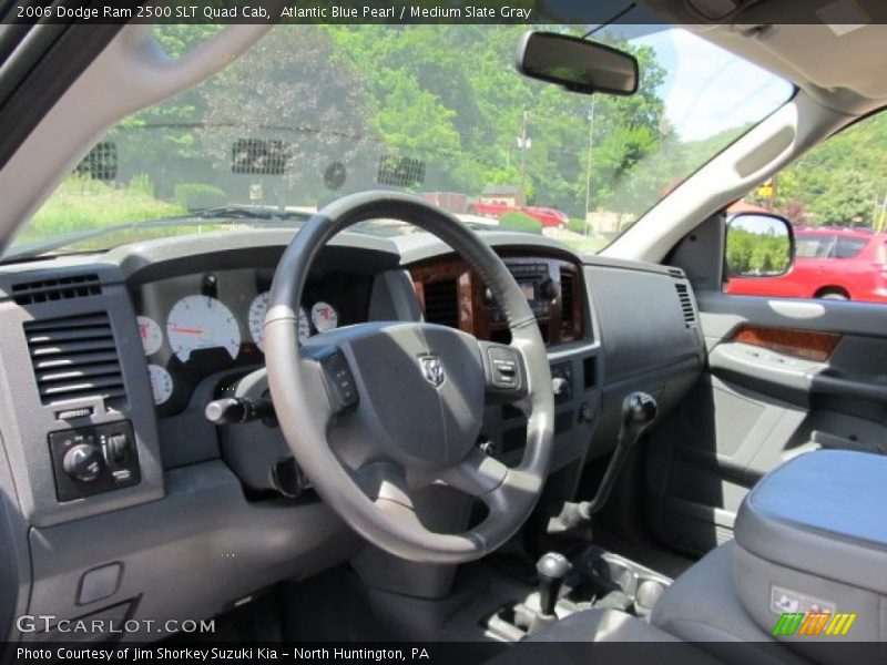 Atlantic Blue Pearl / Medium Slate Gray 2006 Dodge Ram 2500 SLT Quad Cab