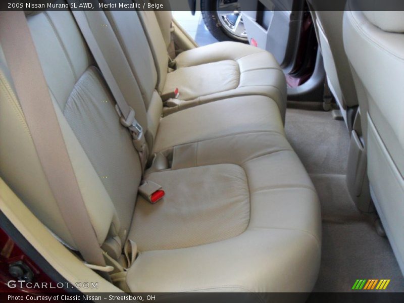 Merlot Metallic / Beige 2009 Nissan Murano SL AWD