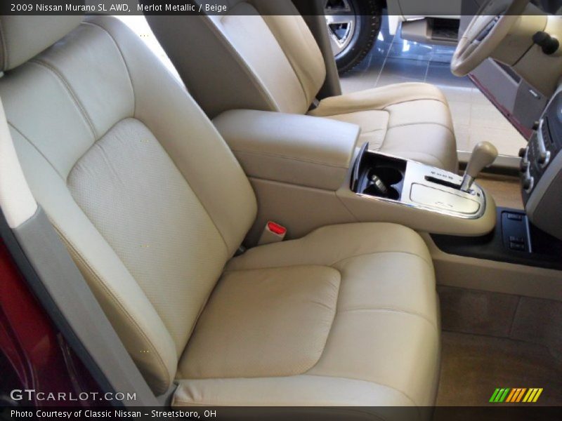 Merlot Metallic / Beige 2009 Nissan Murano SL AWD