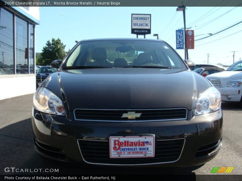 Mocha Bronze Metallic / Neutral Beige 2008 Chevrolet Impala LT