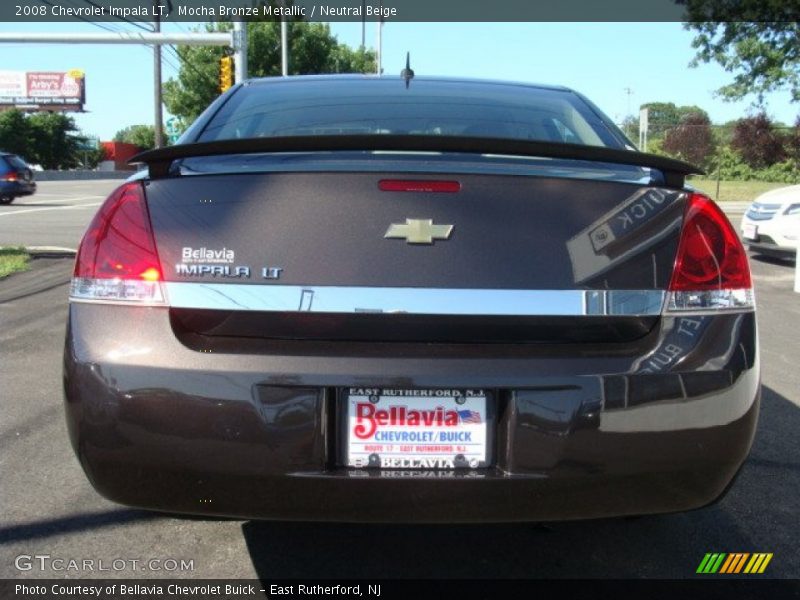 Mocha Bronze Metallic / Neutral Beige 2008 Chevrolet Impala LT