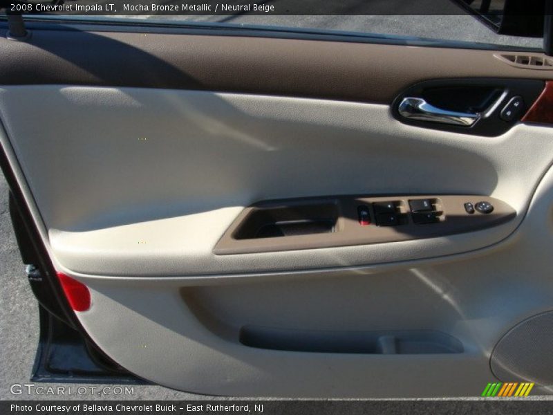 Mocha Bronze Metallic / Neutral Beige 2008 Chevrolet Impala LT