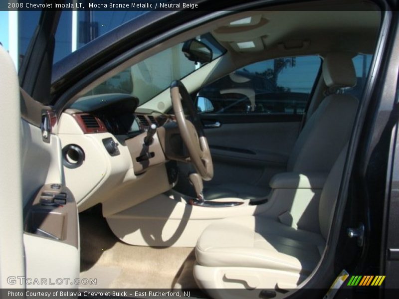 Mocha Bronze Metallic / Neutral Beige 2008 Chevrolet Impala LT